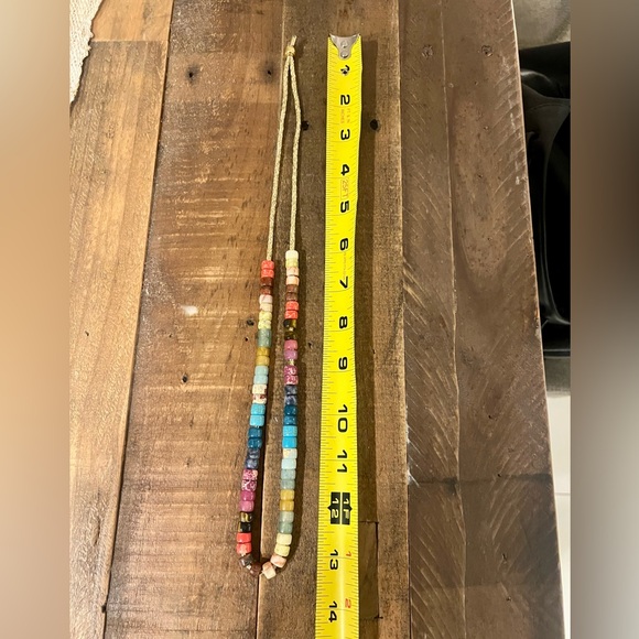 Natural Bead Multi Color Necklace/ Choker - Picture 9 of 9